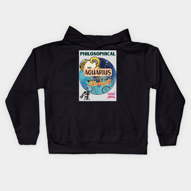 Astrology signs Kids Hoodie by TopSea